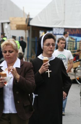 Ice-cream on the streets of Krakw