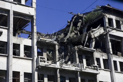 Bomb Damage- Belgrade, Serbia