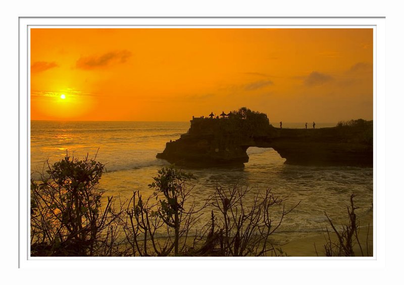 Sunset Near Pura Tanah Lot