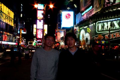 Ying-Chi & me in Time Square, NYC