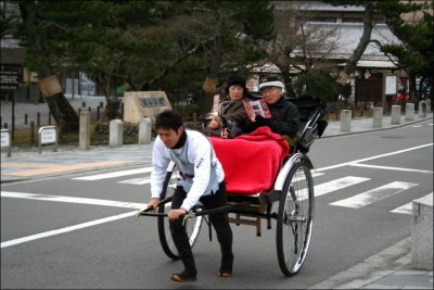 嵐山的車伕