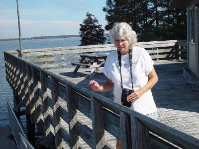 BIRDING OFF THE DECK AT SANTEE STATE PARK