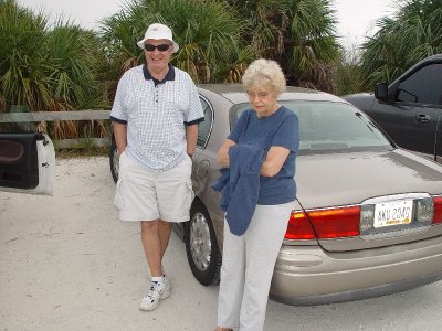 SARA'S SISTER MARY AND HER HUSBAND DICK AT THE BEACH