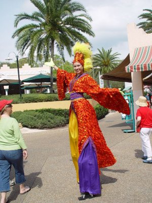 GREETER AT BUSCH GARDENS