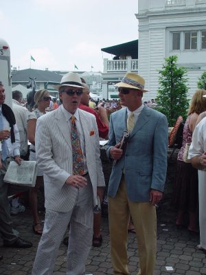 THE GUYS WERE PRETTY DAPPER TOO
