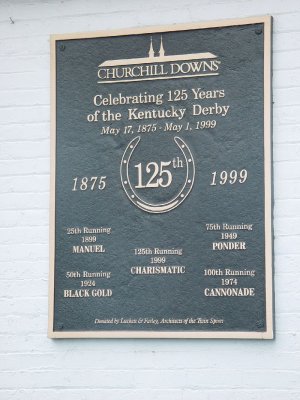 THE DERBY HAS BEEN HELD FOR 133 YEARS ON THE FIRST SATURDAY IN MAY