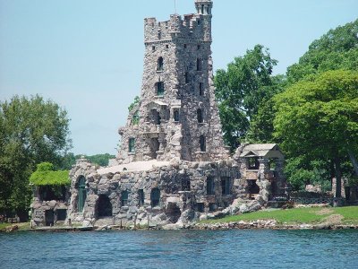 BELIEVE IT OR NOT THIS IS THE CASTLE'S PLAYHOUSE BUILT FOR BOLDT'S TWO CHILDREN