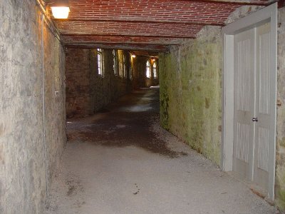 THIS IS THE TUNNEL FROM THE POWERHOUSE TO THE MAIN CASTLE
