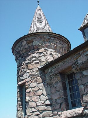 ONE OF THE MANY TURRETS OF BOLDT CASTLE