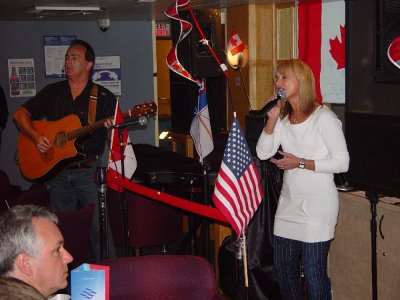 THE LIVE ENTERTAINMENT ON THE FERRY HAD EVERYONE IN STITCHES