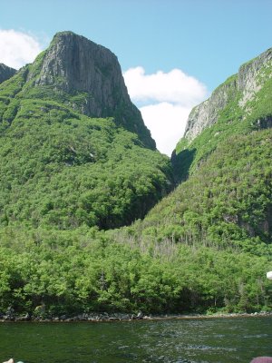 THE SURROUNDING MOUNTAINS WERE OFTEN COVERED IN GREEN