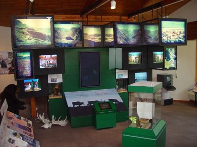 THE VISITOR'S CENTER FOR GROS MORNE PARK IS AT ROCKY HARBOR OUR HOME BASE