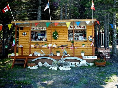 JELLIES AND JAMS ARE SOLD AT ROADSIDE STANDS LIKE THIS