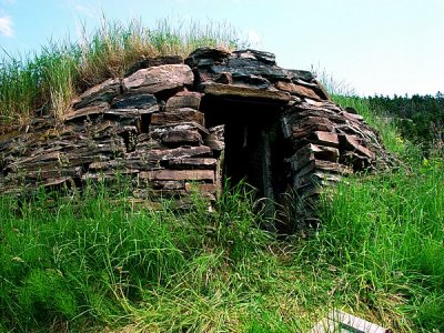 THERE ARE THOUSANDS OF THESE ROOT CELLARS IN NEWFOUNDLAND STILL BEING USED TODAY