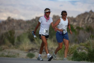 Dori helps with power walking