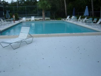 Heated swimming pool at the Clubhouse area