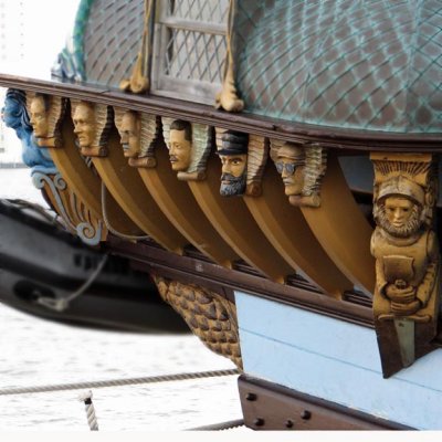 DETAIL FROM PIRATE SHIP