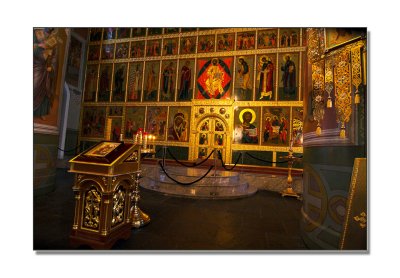 inside Blagovezhinsky cathedral (The Kremlin)