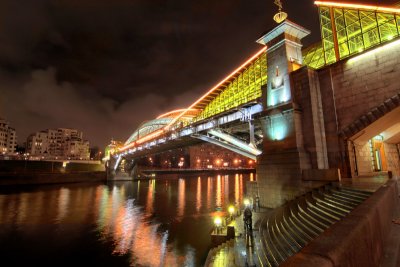 pedestrian Kievsky bridge