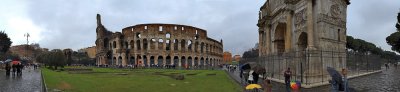 Colosseo & Arco di Constantino. Rome