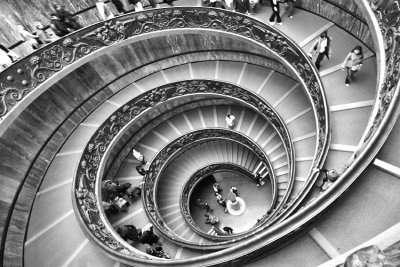 Michelangelo's winding stairs