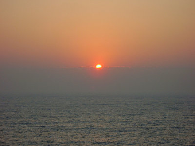 The last sunrise in year 2006