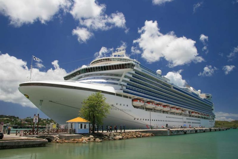 Crown Princess at Antigua