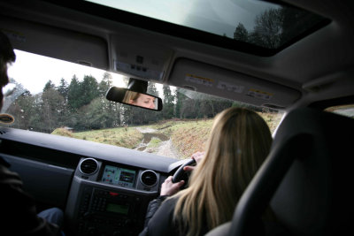 Noreen at 4x4 Land Rover Experience