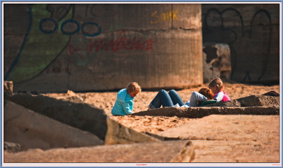 Kids on Fritz Todt Ruins