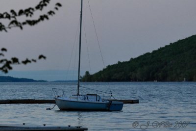 Sailboat on Canandaigua Lake