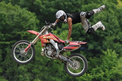 Stunt Jump at Poags Hole Hillclimb