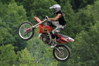 Stunt Jump at Poags Hole Hillclimb