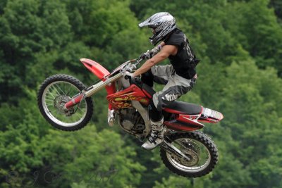 Stunt Jump at Poags Hole Hillclimb