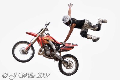 Stunt Jump at Poags Hole Hillclimb