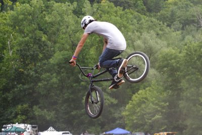 BMX Stunts at Poags Hole Hillclimb