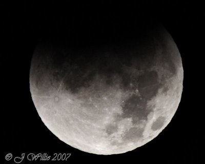 Lunar Eclipse:  August 28, 2007, 5:08 AM EDT