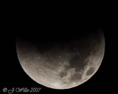 Lunar Eclipse:  August 28, 2007, 5:17 AM EDT