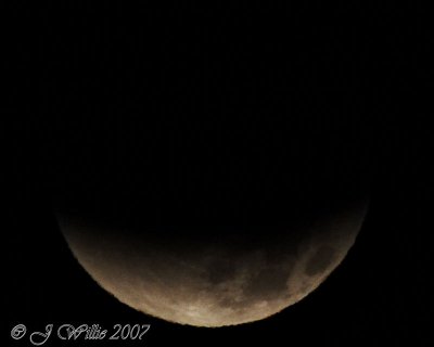 Lunar Eclipse:  August 28, 2007, 5:35 AM EDT