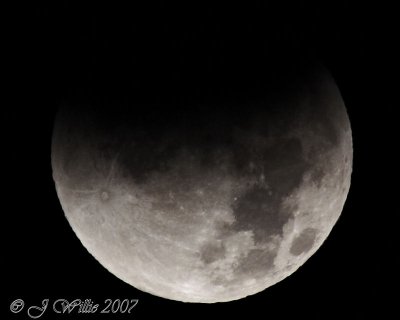 Lunar Eclipse:  August 28, 2007, 5:12 AM EDT