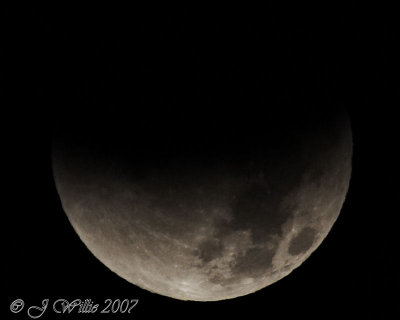 Lunar Eclipse:  August 28, 2007, 5:21 AM EDT