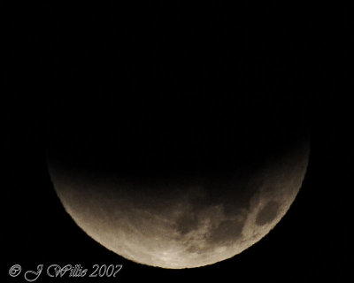 Lunar Eclipse:  August 28, 2007, 5:30 AM EDT
