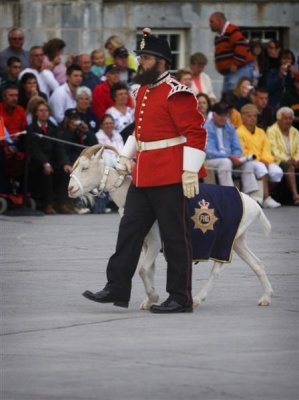 Fort Henry Guard and Mascot David (the goat), Kingston, ON