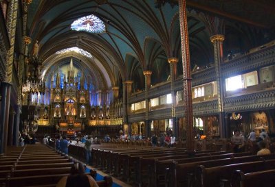 Altar, Notre-Dame Basilica, Montreal, Quebec