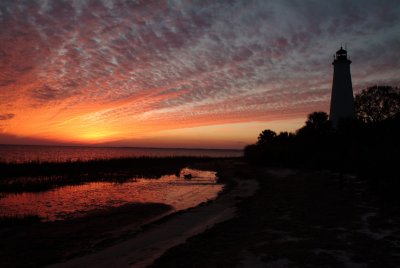 Sunset St Marks Lighthouse.jpg