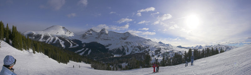 Delirium Dive and Lookout Mountain @ Sunshine, Banff, Feb 07