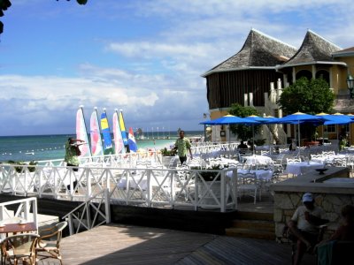 Bayside Restaurant Deck from Main Bar