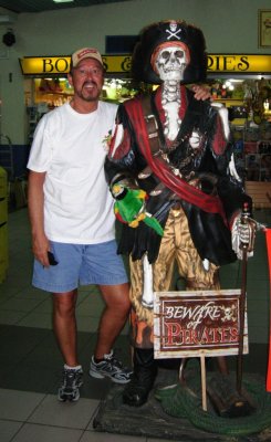 Bill with Caribbean Pirate