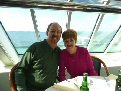 At Dinner Onboard Ferry