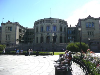 Stortinget (Parliament) completed in 1866