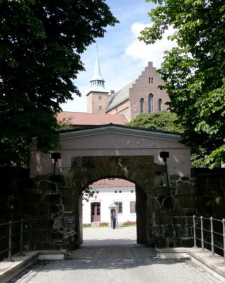 Entering Akershus Fortress (AD 1299) from Side Gate